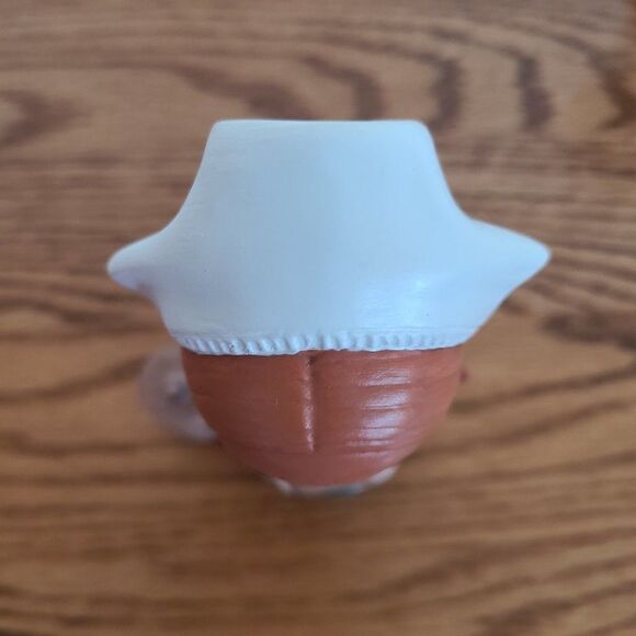 Vintage Ceramic Handcrafted Pilgrim Boy and Girl Thanksgiving Fall Autumn 1994 - Picture 13 of 15